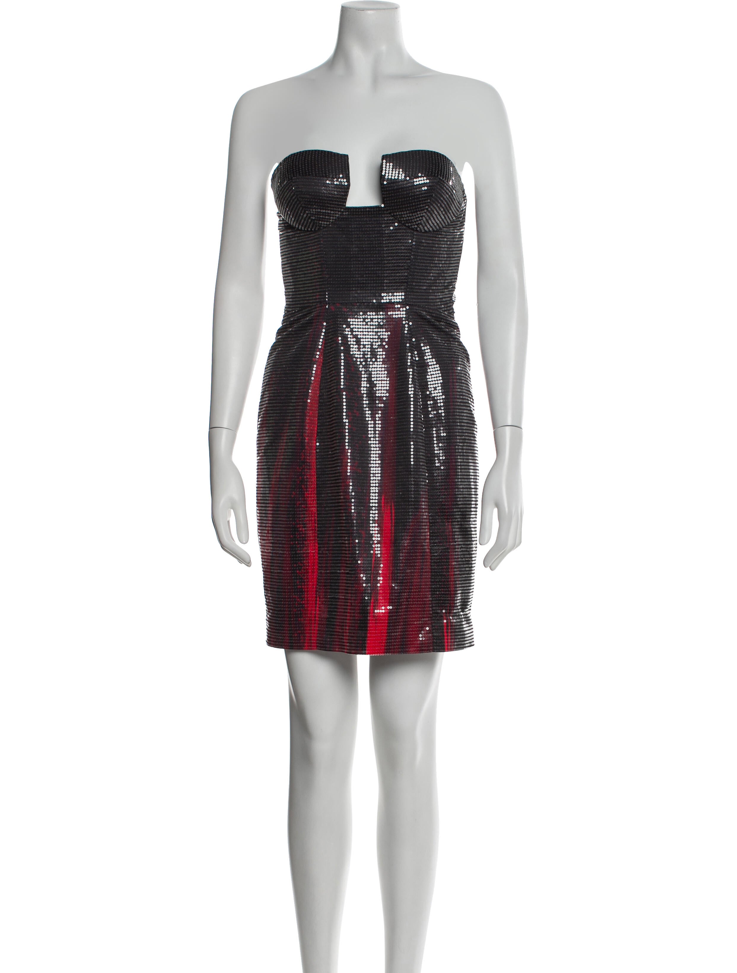 Christian Cowan Strapless Mini Dress w/ Tags