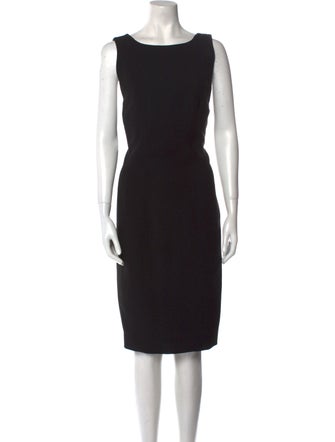 Capucci Bateau Neckline Knee-Length Dress