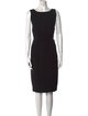 Capucci Bateau Neckline Knee-Length Dress
