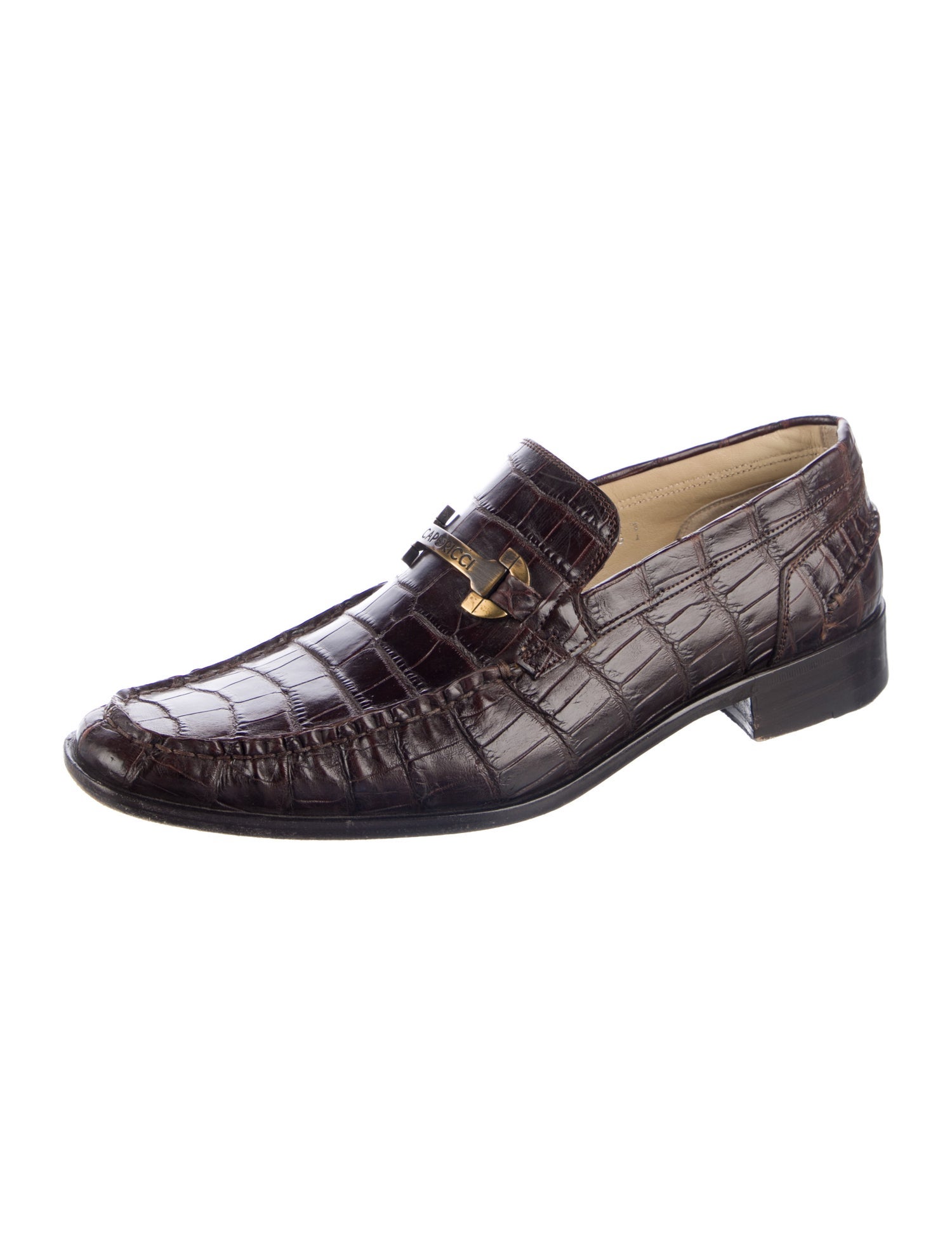 Caporicci Alligator Dress Loafers
