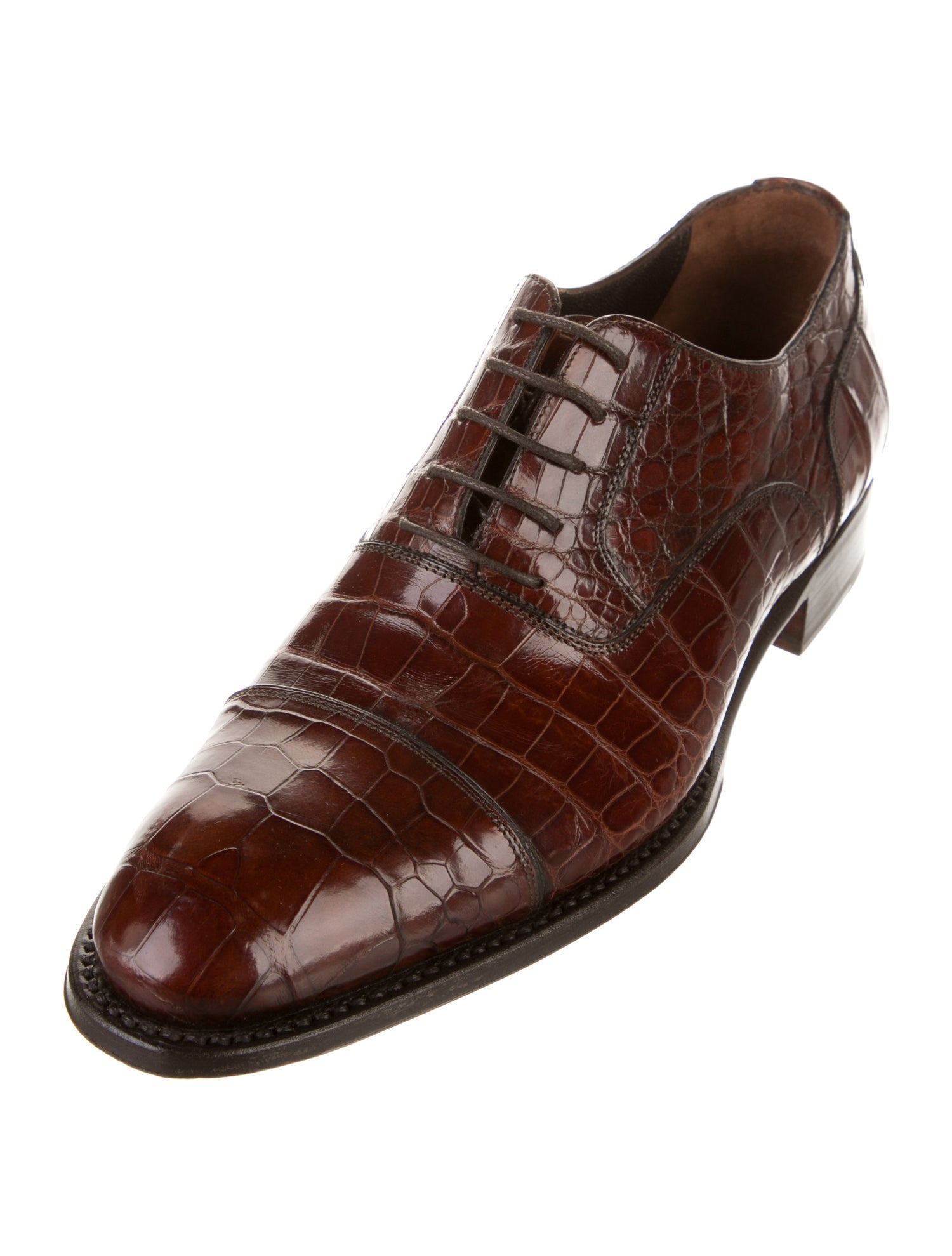 Caporicci Alligator Animal Print Oxfords