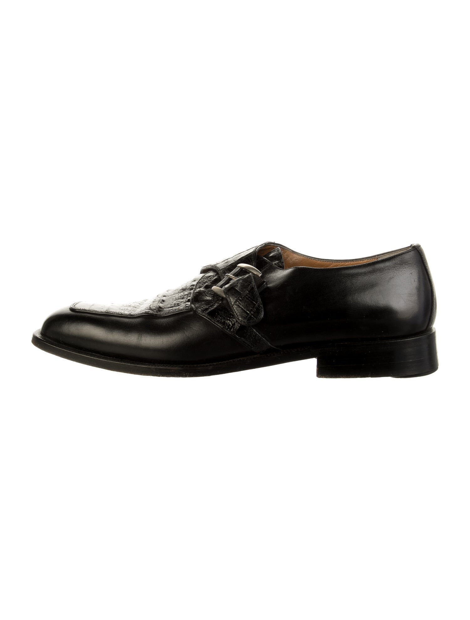 Caporicci Leather Monk Straps