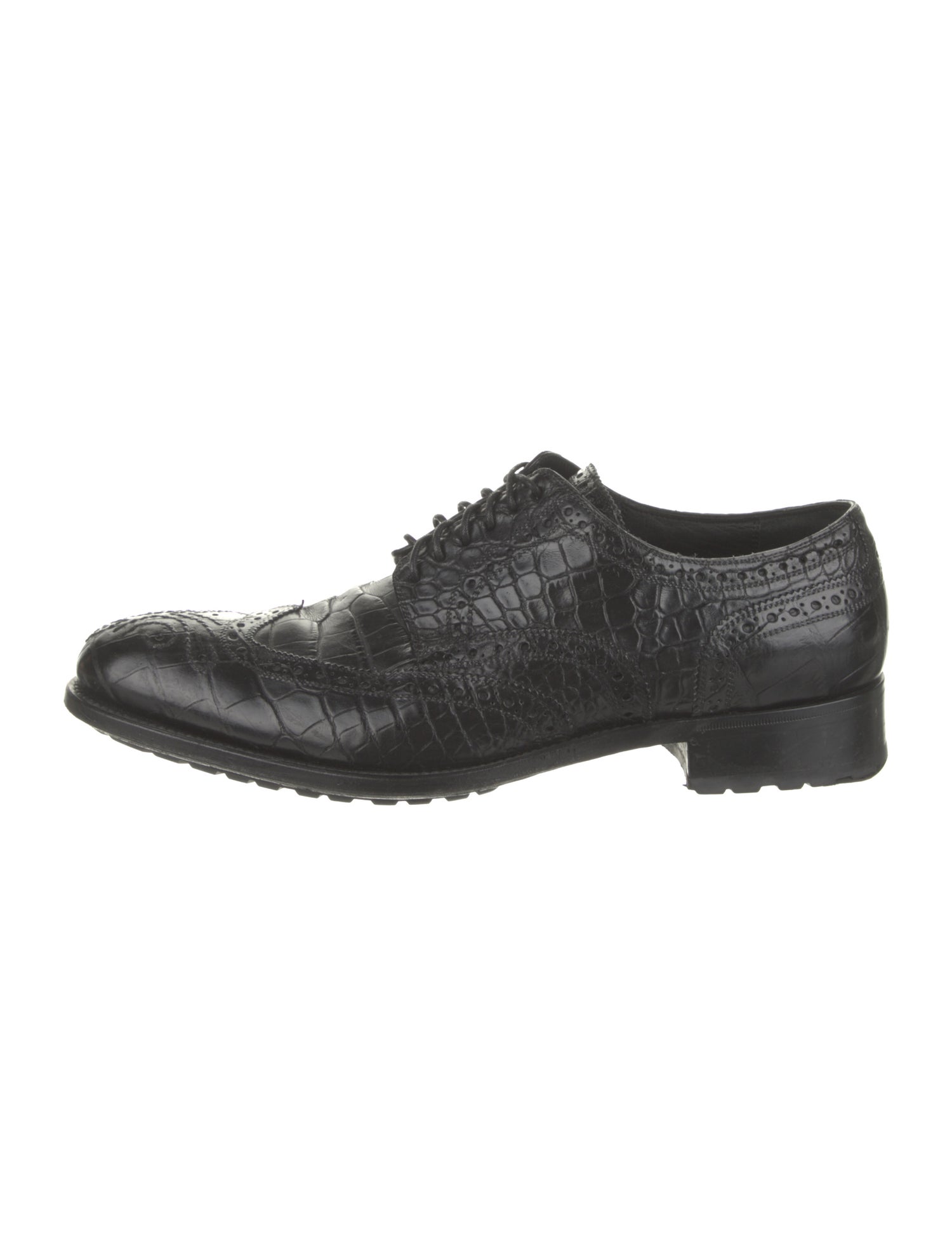 Caporicci Leather Animal Print Oxfords