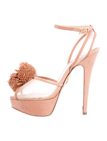 Charlotte Olympia Pomeline Pom Pom Sandals