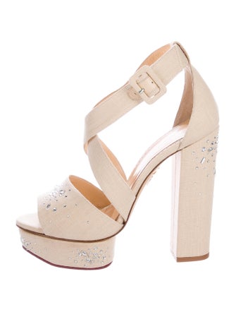 Charlotte Olympia Edna Embellished Sandals