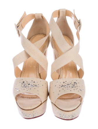 Charlotte Olympia Edna Embellished Sandals