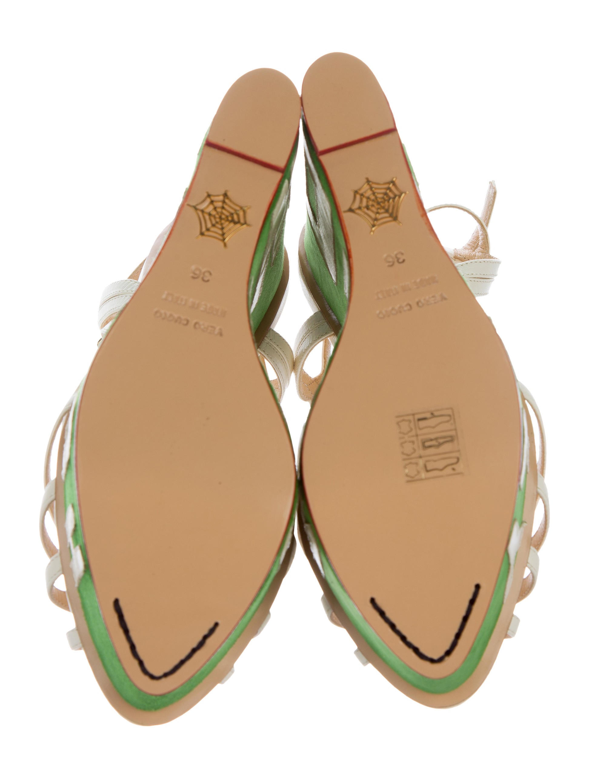 CHARLOTTE OLYMPIA プラットフォーム付き　パンプス Charlotte Olympia Hollywood Platform Wedges - Green Sandals, Shoes
