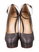 Charlotte Olympia Canvas Platform Pumps