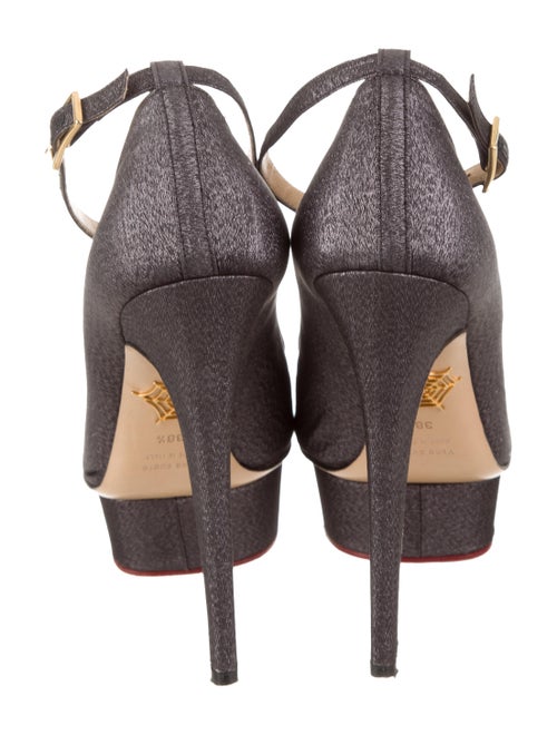 Charlotte Olympia Canvas Platform Pumps