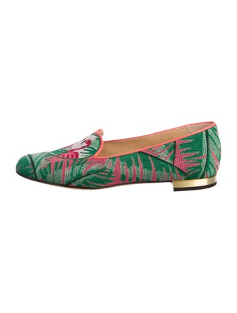 Charlotte Olympia Flamingo Loafers