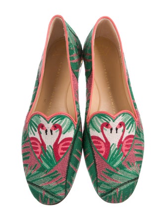 Charlotte Olympia Flamingo Loafers