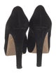 Charlotte Olympia Suede Mesh Accents Pumps