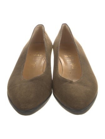 Charlotte Olympia Slingback Suede Pumps