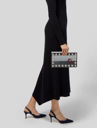 Charlotte Olympia Pandora Vanity Mirror Clutch