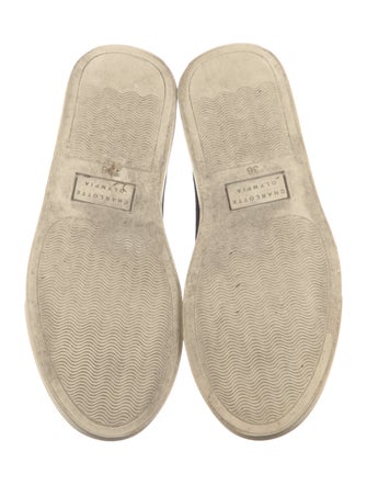 Charlotte Olympia Suede Sneakers