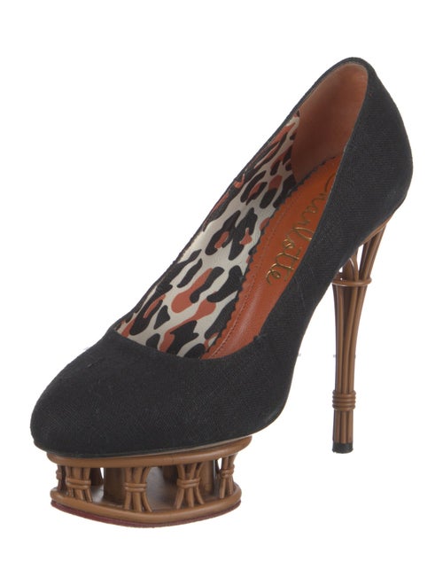 Charlotte Olympia Canvas Pumps