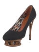 Charlotte Olympia Canvas Pumps