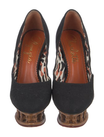 Charlotte Olympia Canvas Pumps