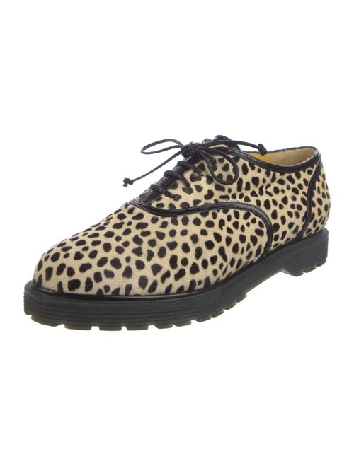 Charlotte Olympia Ponyhair Animal Print Oxfords