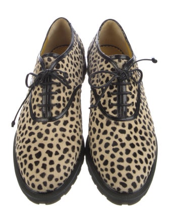 Charlotte Olympia Ponyhair Animal Print Oxfords