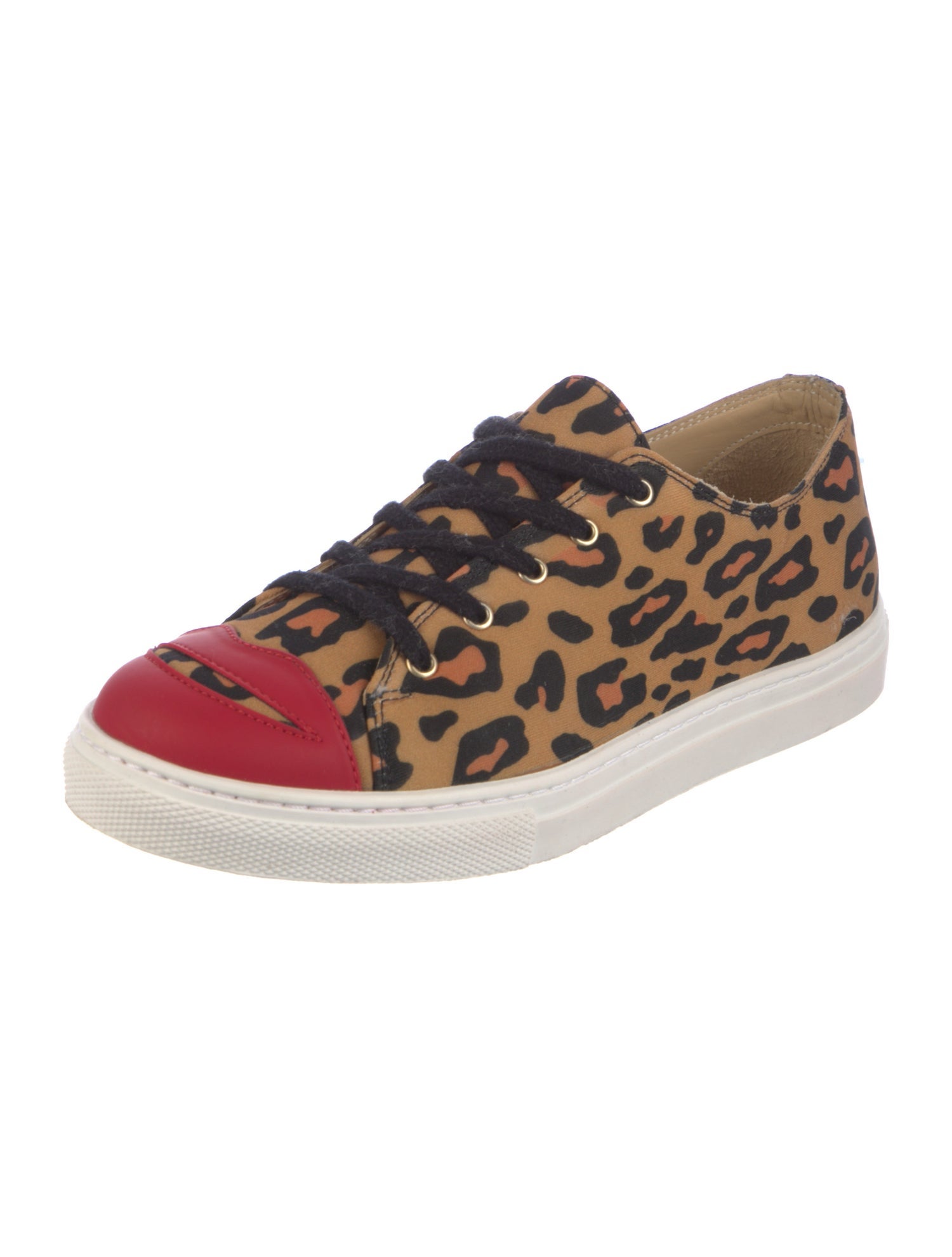 Charlotte Olympia Animal Print Sneakers