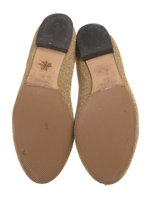 Charlotte Olympia Glitter Crystal Embellishments Loafers