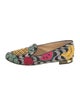 Charlotte Olympia Canvas Printed Loafers