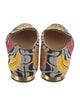 Charlotte Olympia Canvas Printed Loafers