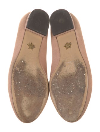 Charlotte Olympia Suede Flats