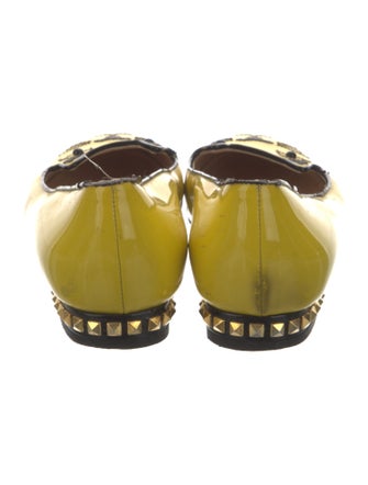 Charlotte Olympia Patent Leather Ballet Flats