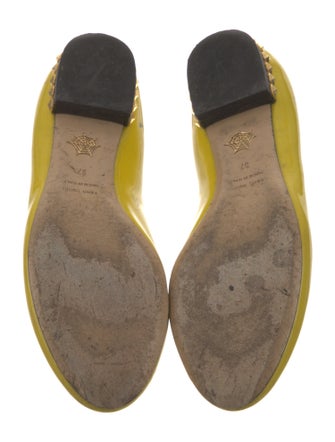 Charlotte Olympia Patent Leather Ballet Flats