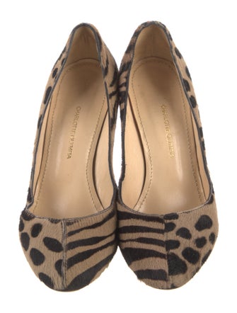 Charlotte Olympia Ponyhair Animal Print Pumps