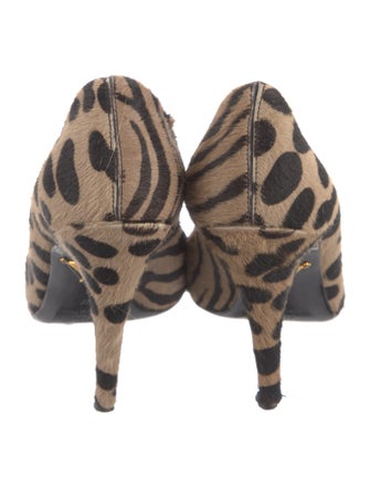 Charlotte Olympia Ponyhair Animal Print Pumps