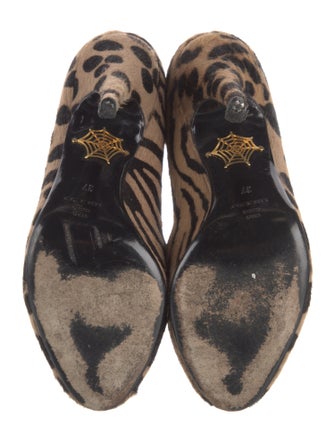 Charlotte Olympia Ponyhair Animal Print Pumps