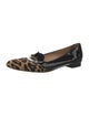Charlotte Olympia Patent Leather Animal Print Loafers