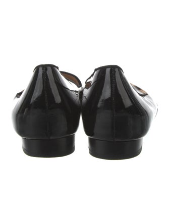 Charlotte Olympia Patent Leather Animal Print Loafers