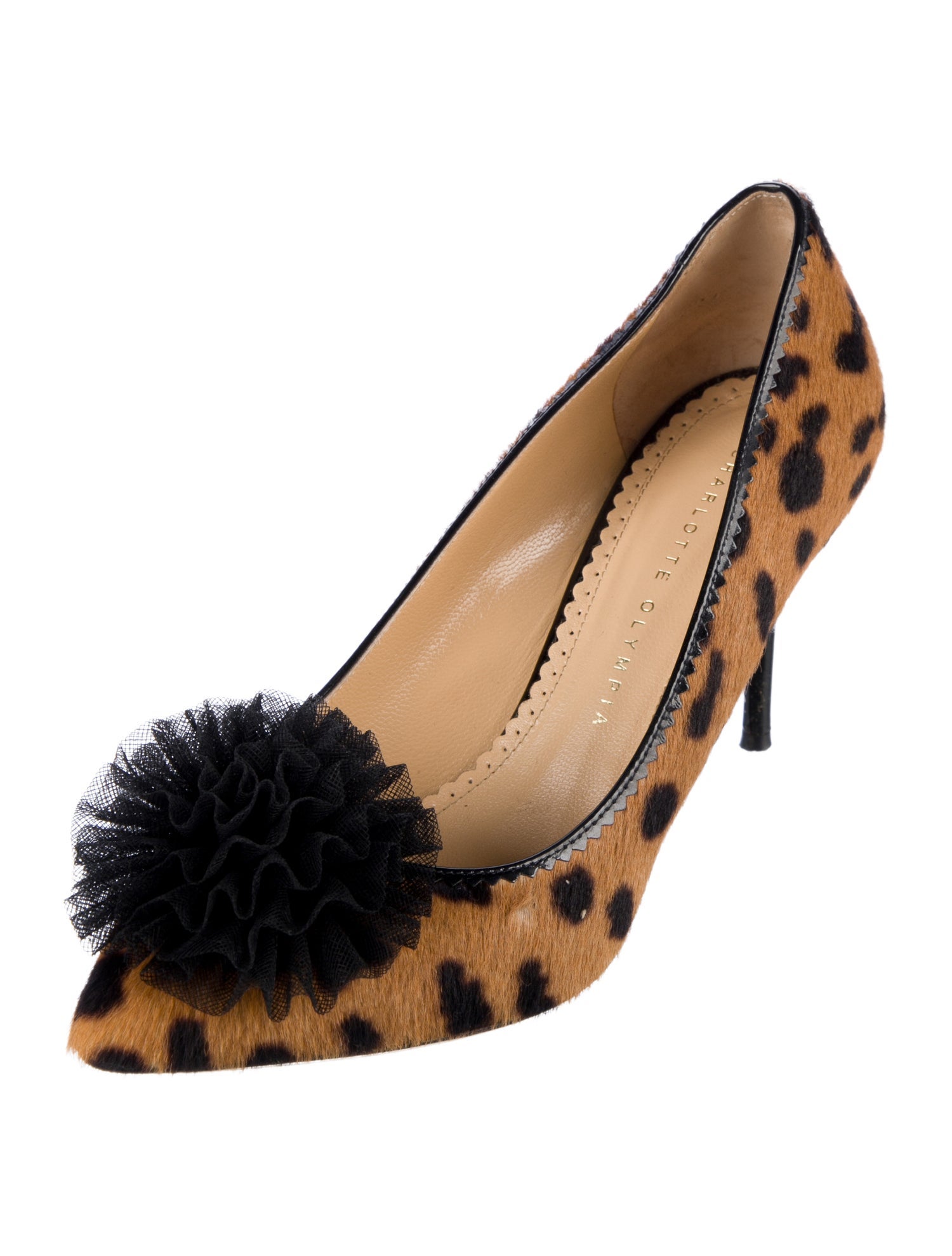 Charlotte Olympia Ponyhair Animal Print Pumps