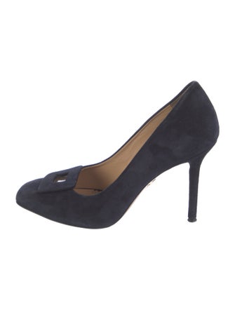 Charlotte Olympia Suede Pumps