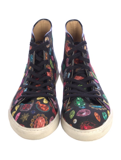 Charlotte Olympia Canvas Printed Sneakers