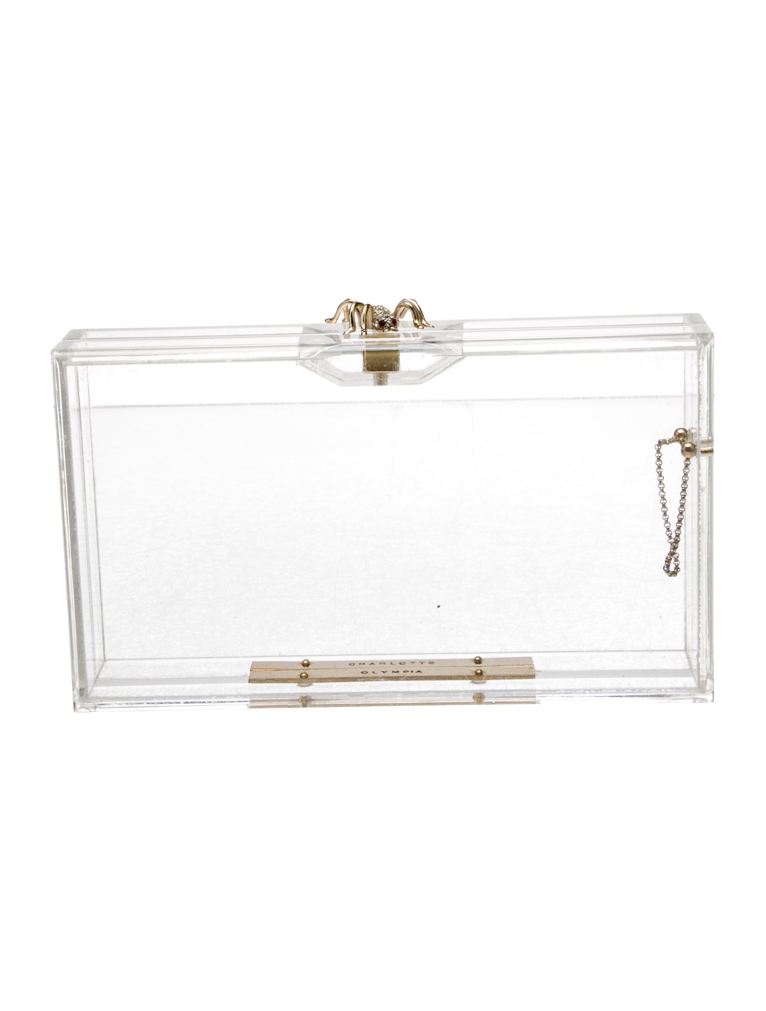 Charlotte Olympia Acrylic Minaudière