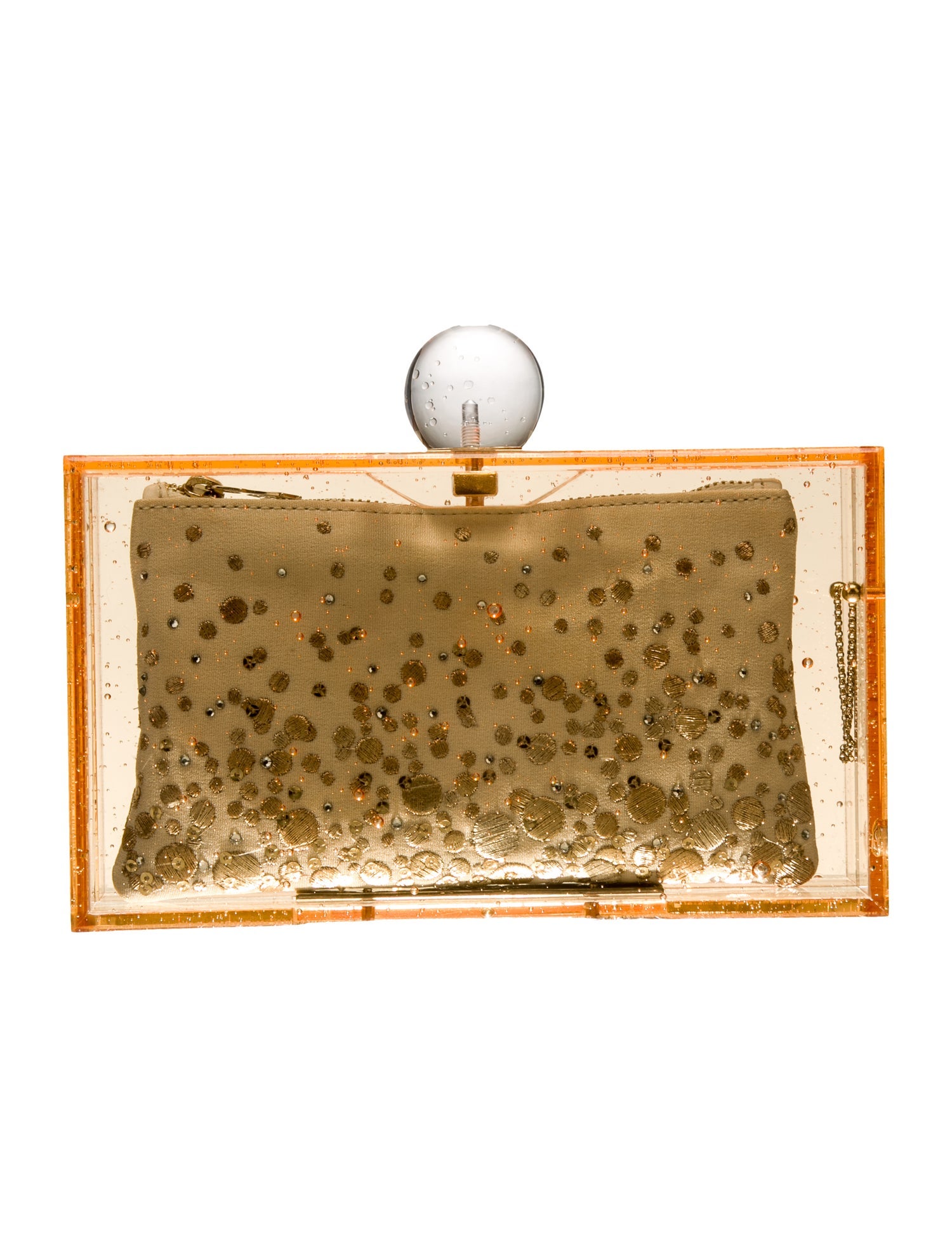 Charlotte Olympia Acrylic Minaudière