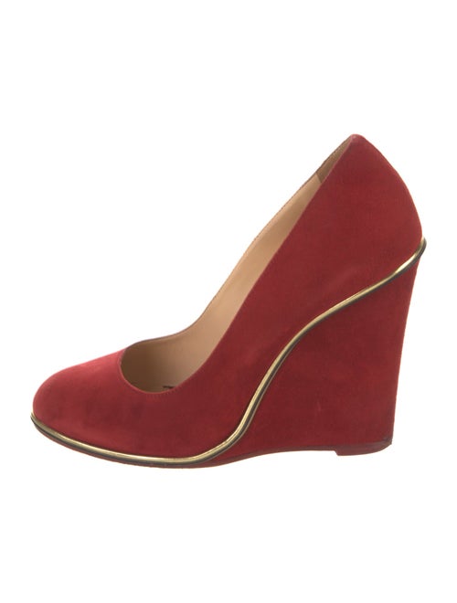 Charlotte Olympia Suede Pumps
