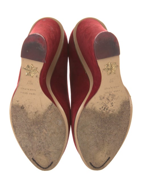 Charlotte Olympia Suede Pumps