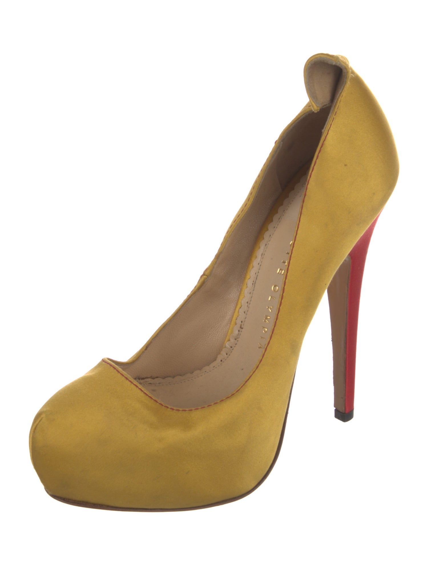 Charlotte Olympia Satin Pumps
