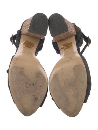 Charlotte Olympia Canvas T-Strap Pumps