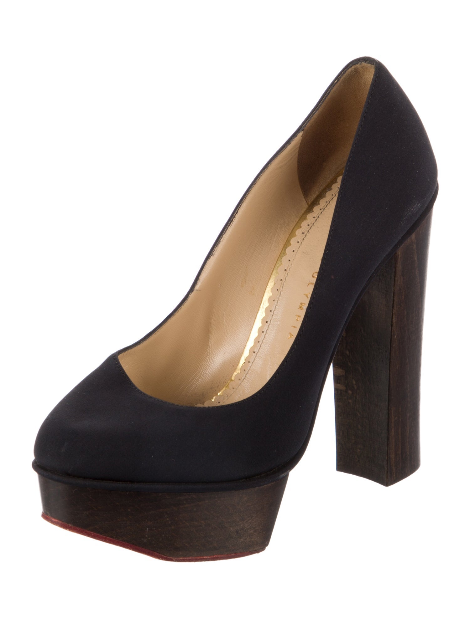 Charlotte Olympia Suede Pumps