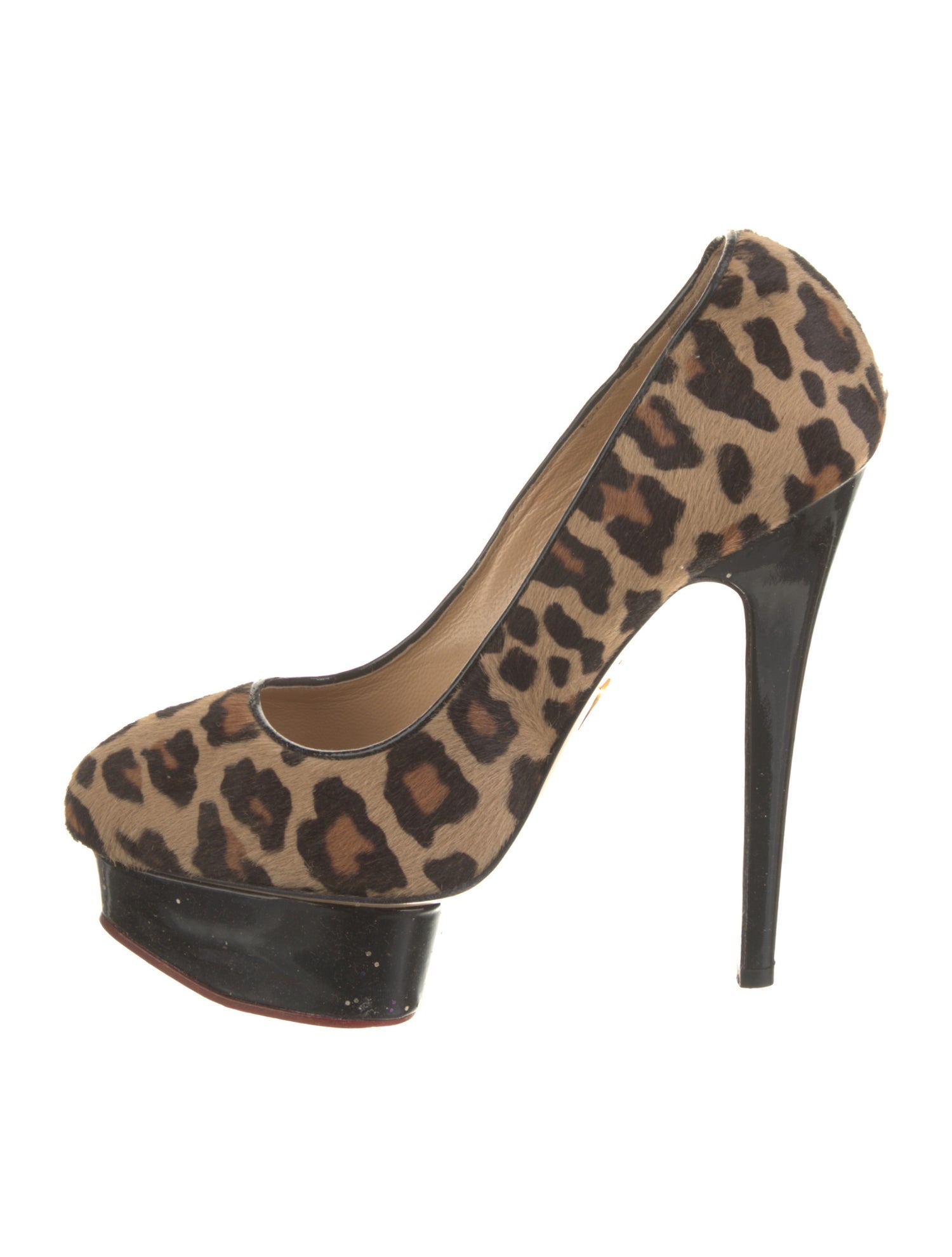 Charlotte Olympia Ponyhair Animal Print Pumps