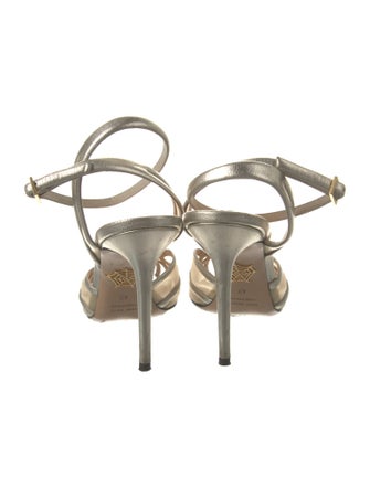 Charlotte Olympia Leather Slingback Sandals