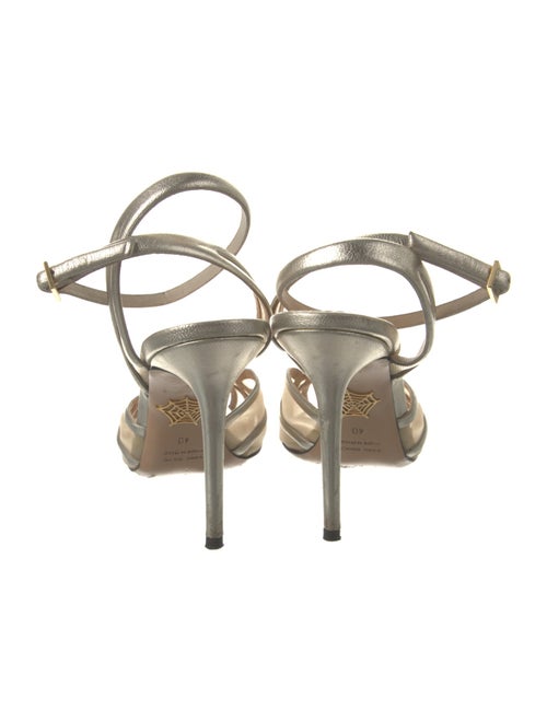 Charlotte Olympia Leather Slingback Sandals