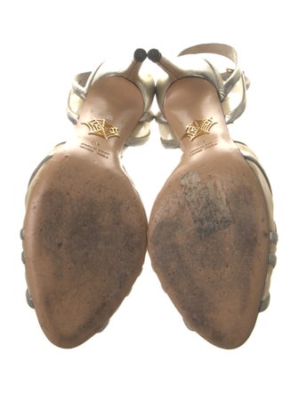 Charlotte Olympia Leather Slingback Sandals